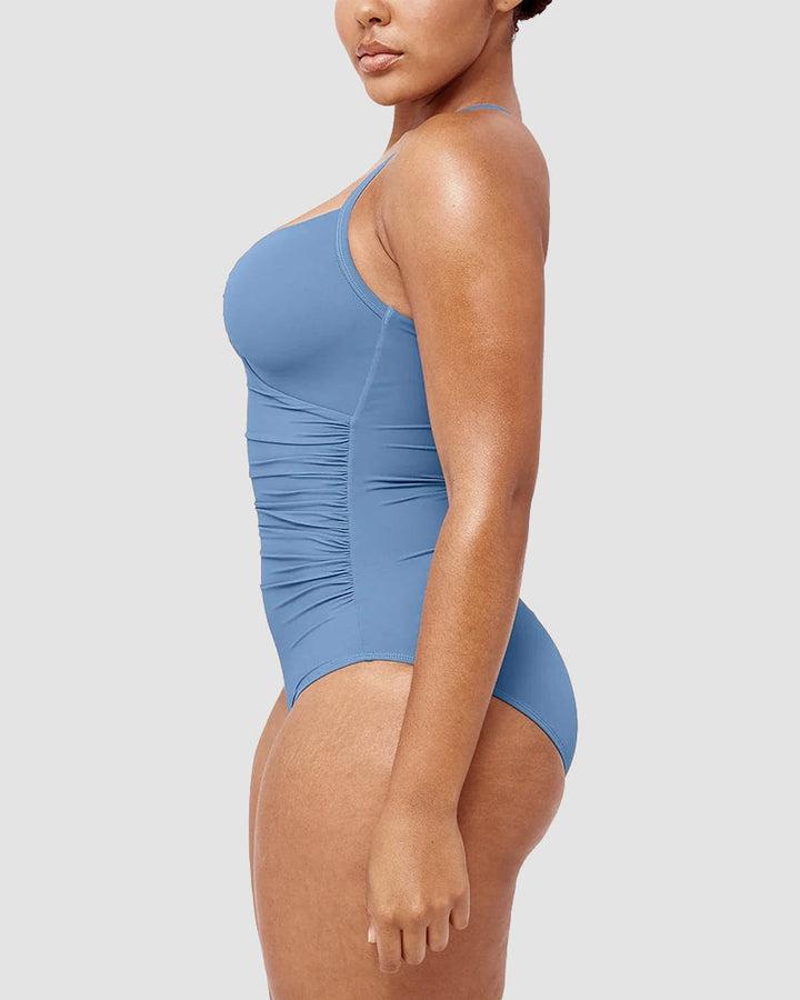 Shaping Swimsuit Elegant Sculpt with U‑Ring Cut‑Out