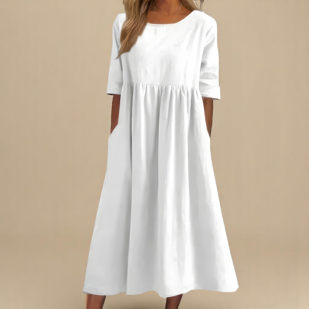 Sophia™ | Flattering Cotton Dress