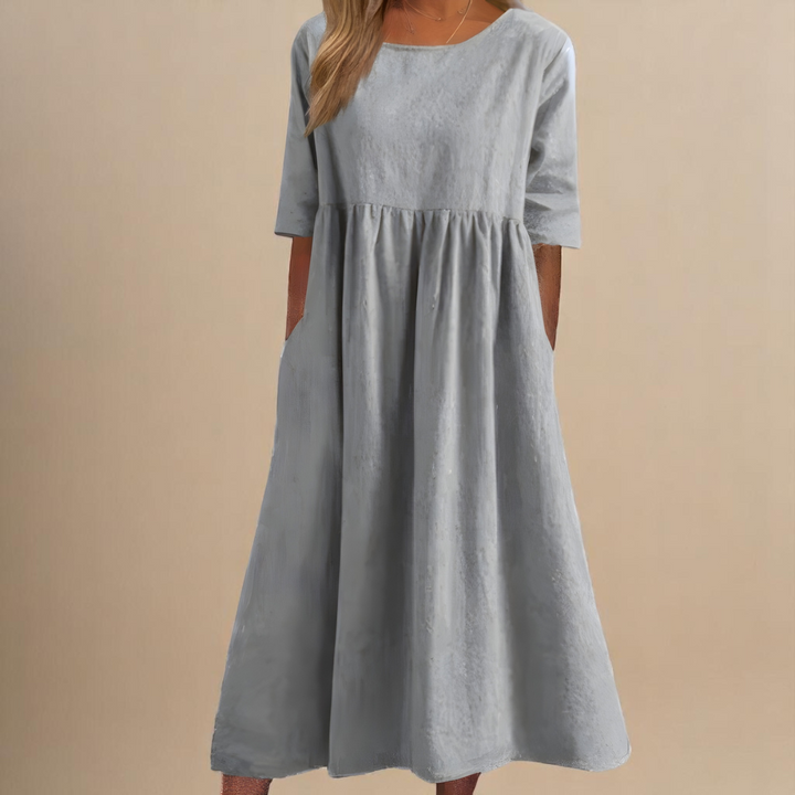 Sophia™ | Flattering Cotton Dress