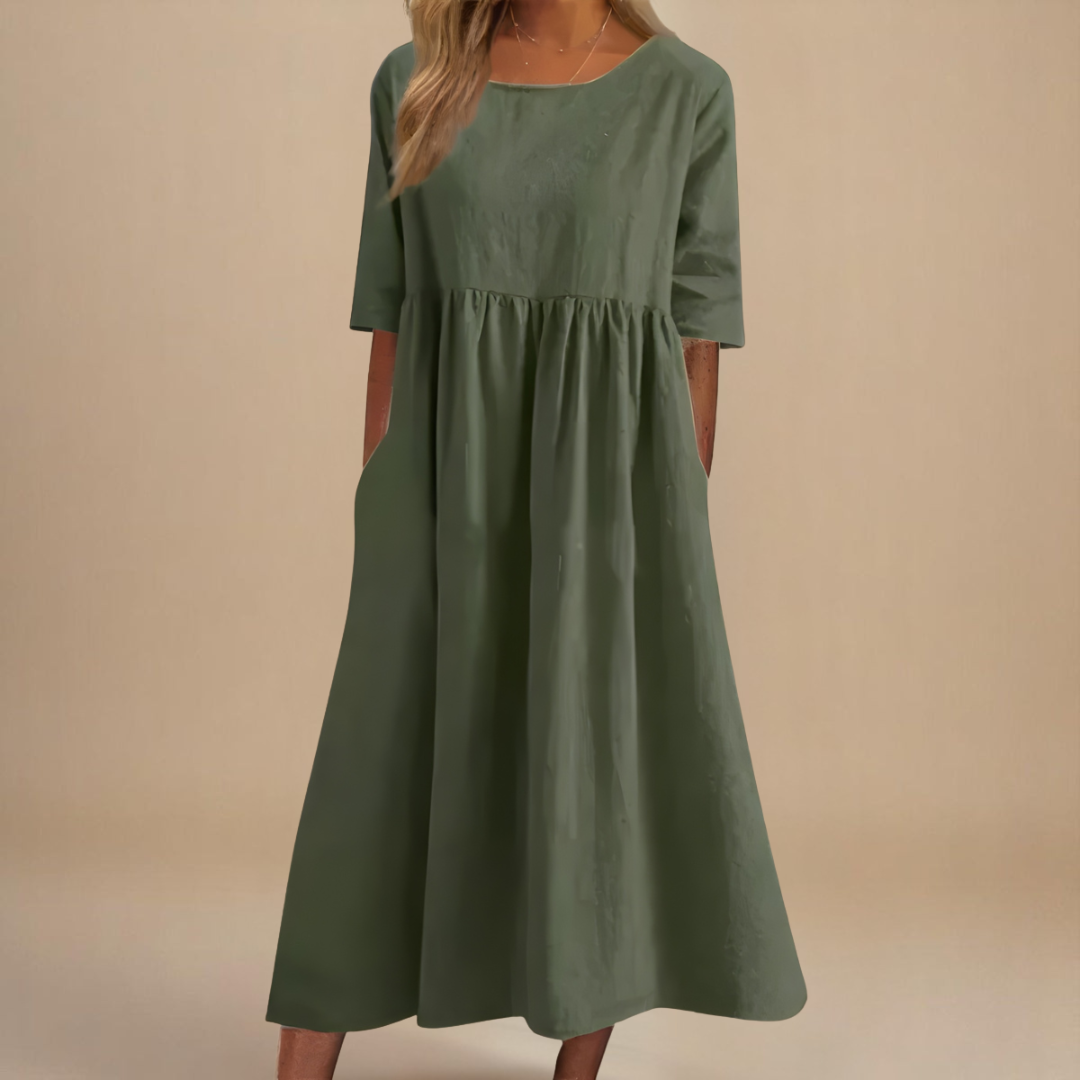 Sophia™ | Flattering Cotton Dress