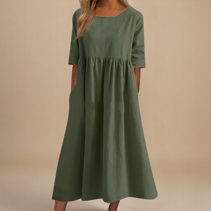 Sophia™ | Flattering Cotton Dress