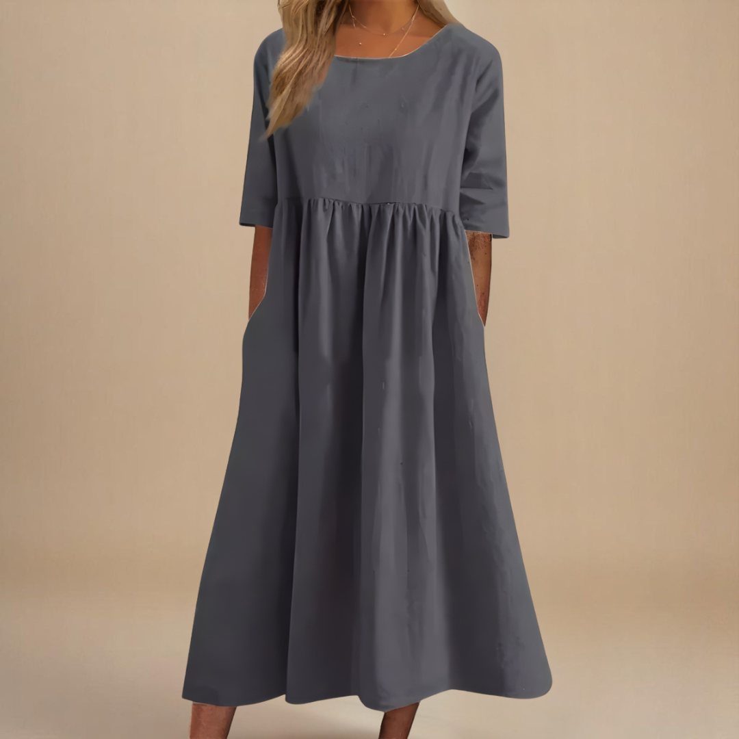Sophia™ | Flattering Cotton Dress