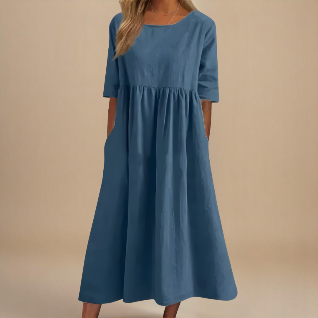 Sophia™ | Flattering Cotton Dress