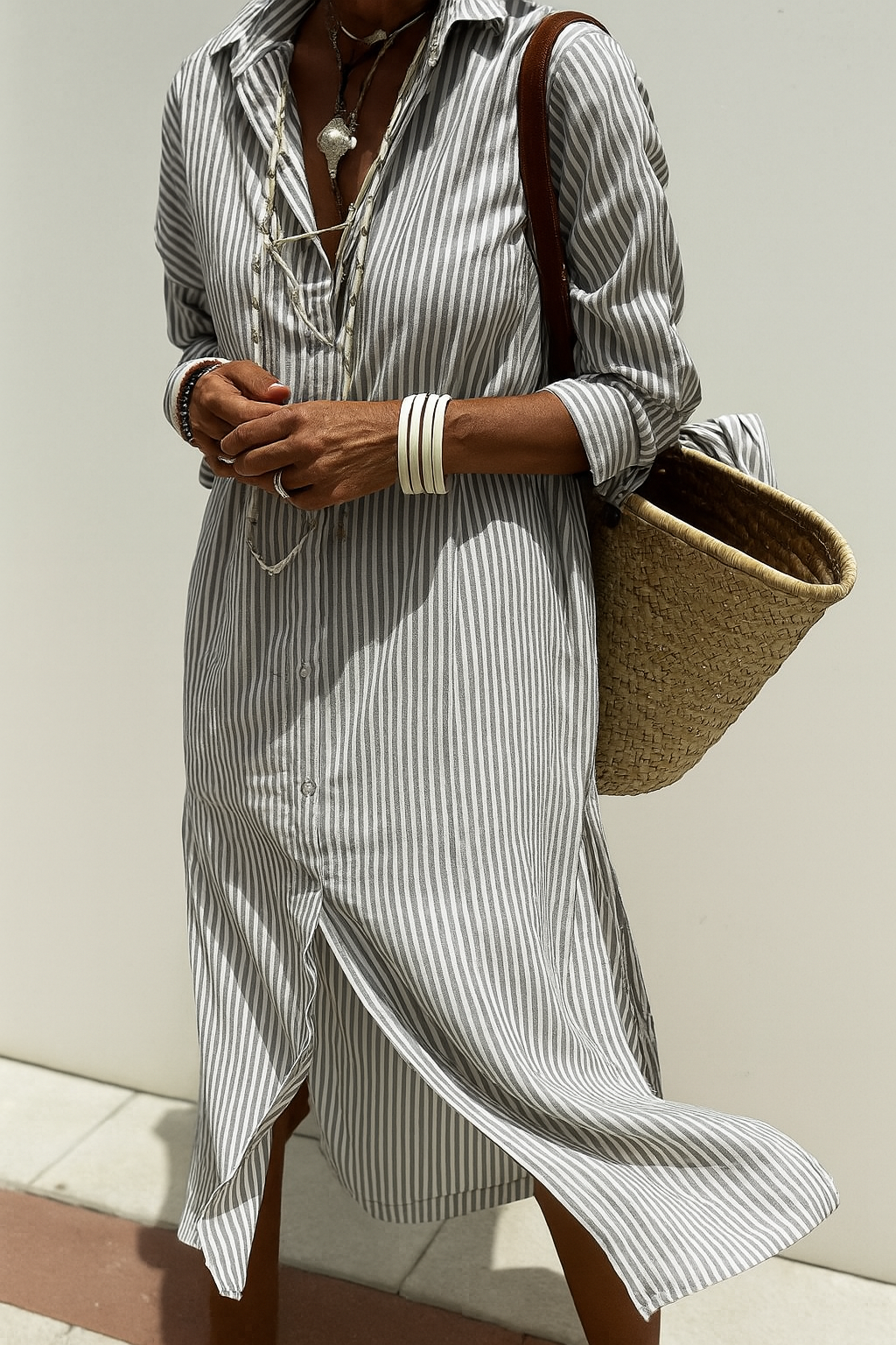 Delphine | Light Elegance in Stripes